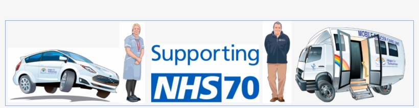 Nhs 70 Banner - Frosted Acrylic Square Office Plaque, transparent png #5933858