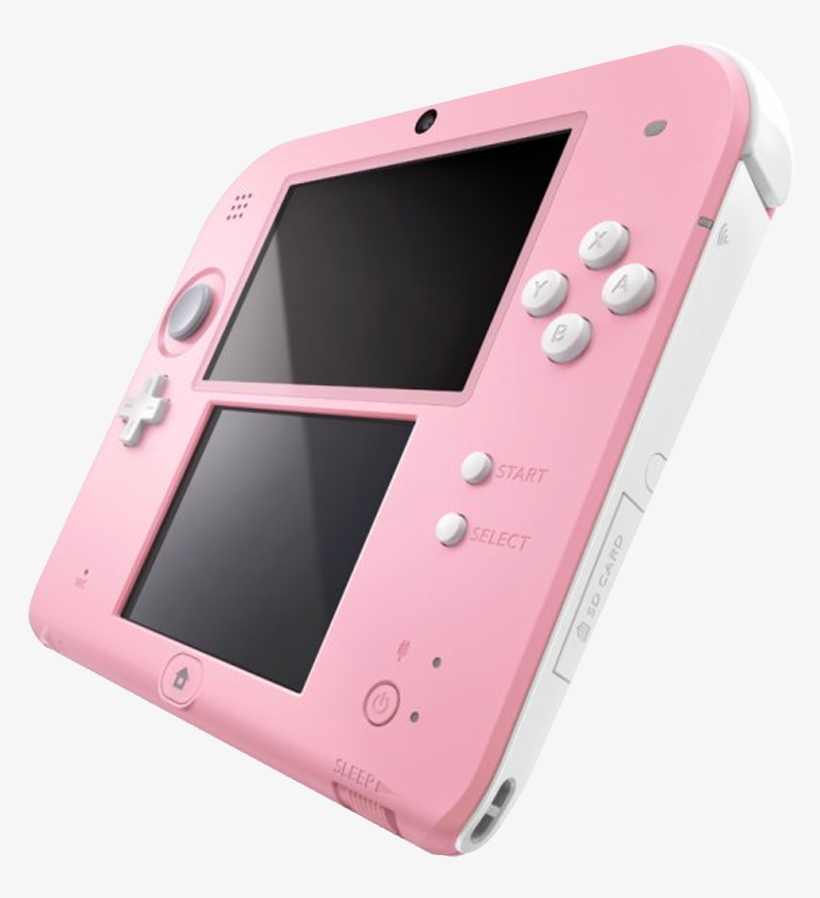 Nintendo 2ds Console Pink White, transparent png #5934326