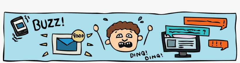 Work-related Technology Distractions - Email, transparent png #5934615