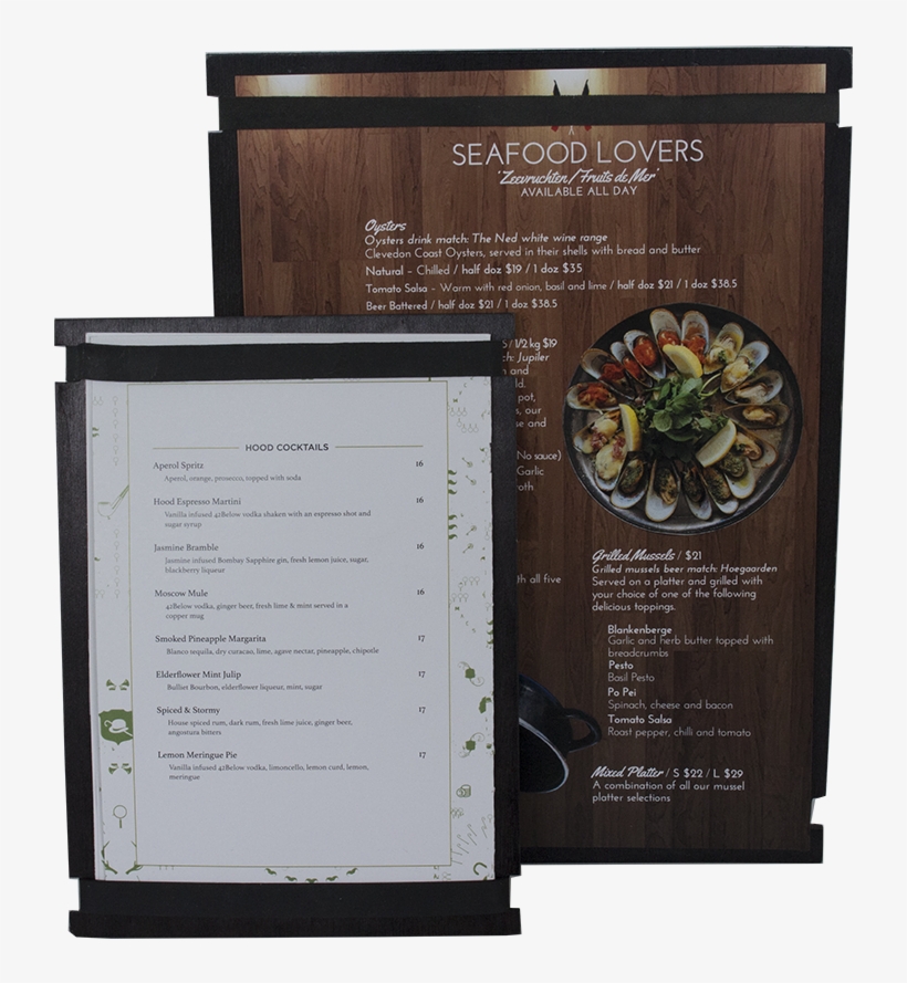 Notched Band Menu Board - Flyer, transparent png #5934952