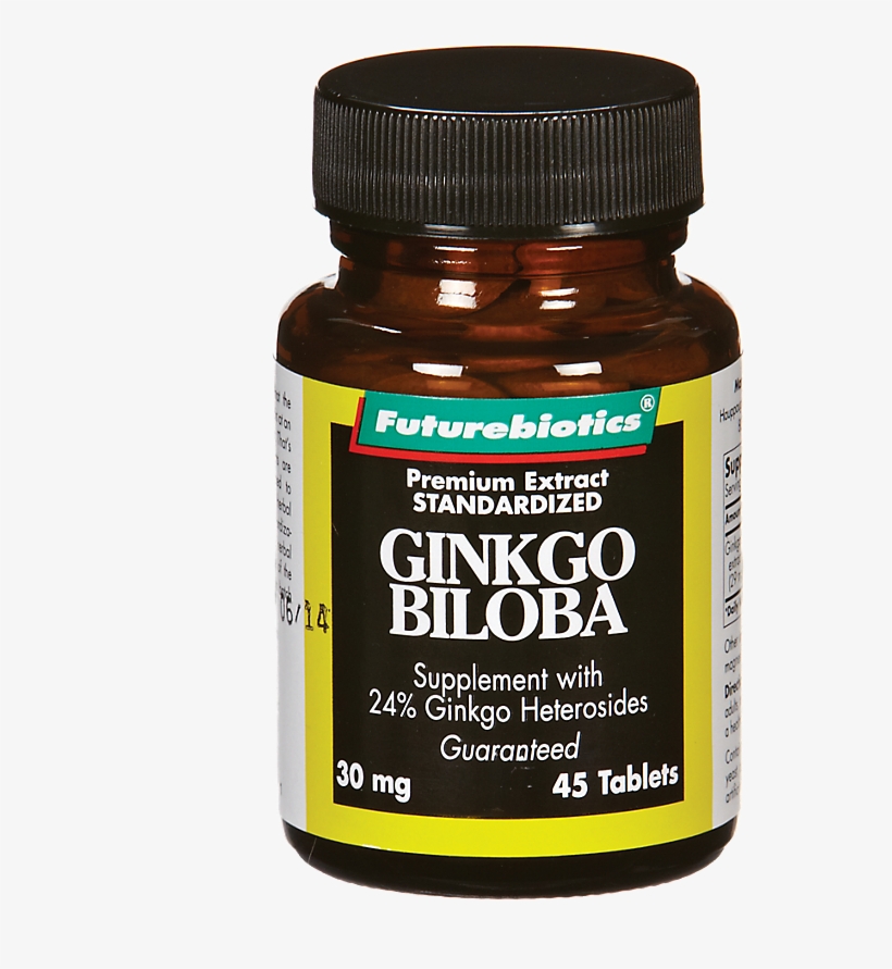 Futurebiotics Ginkgo Biloba - Futurebiotics Ginkgo Biloba 30mg - 45 Tablet, transparent png #5935212