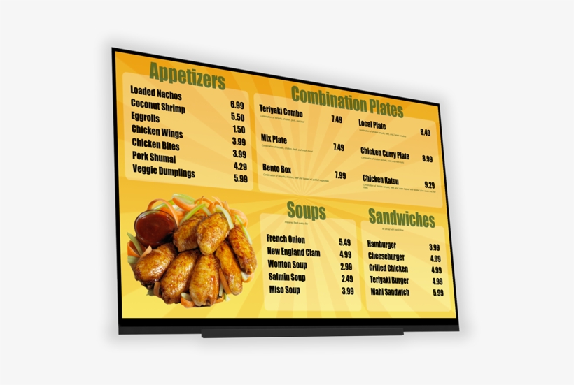 Revel Digital Is A Next Generation Platform For Digital - Digital Menu Boards Soup, transparent png #5935263