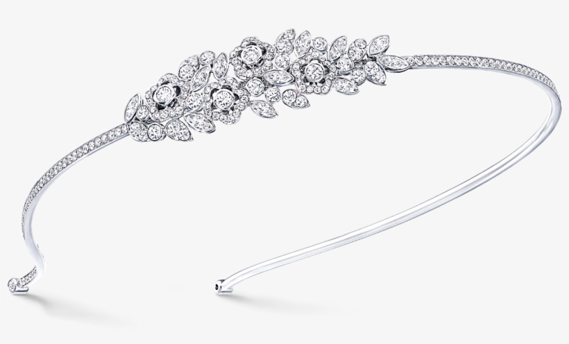 A Graff Bridal Diamond Hair Band Featuring A Diamond - Tiara, transparent png #5935922
