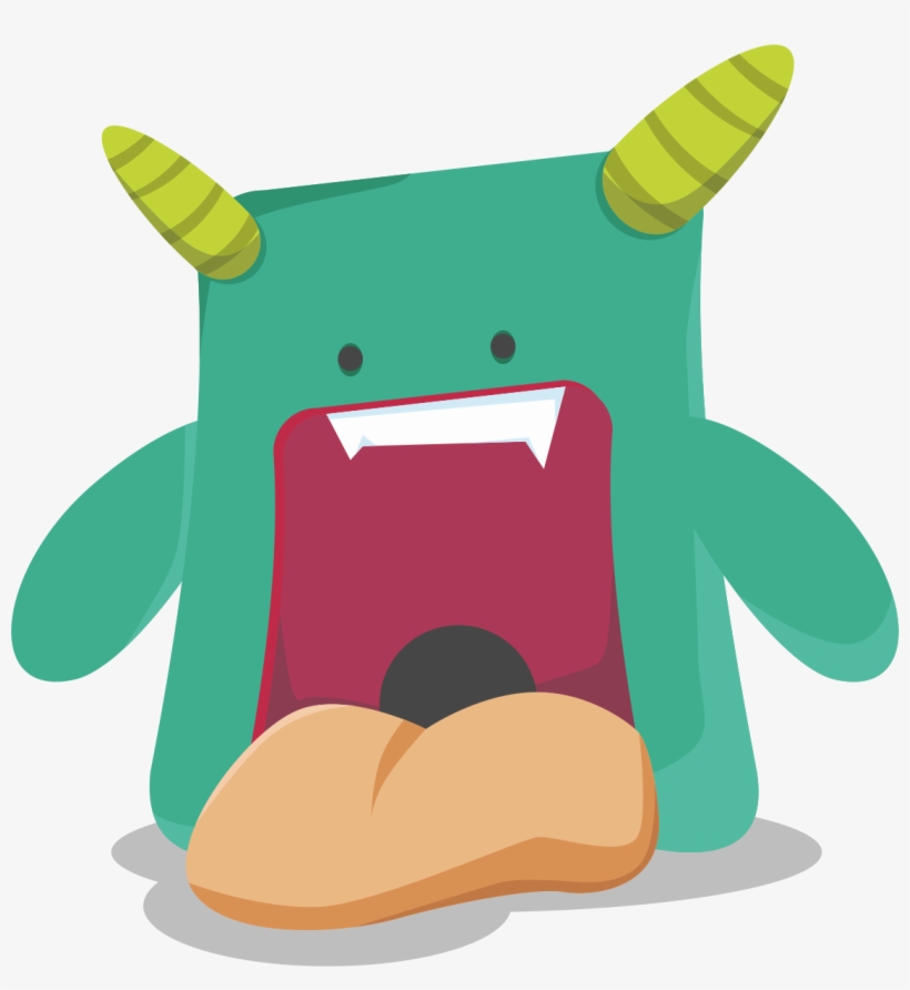 Big Tongue Png Clip Art Freeuse Stock - Monstruo Come Trabalenguas, transparent png #5936533