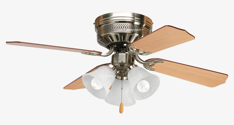 P2524 09 Progress Lighting Intended For Progress Lighting - Progress Lighting P2524-09 42-inch Hugger 4 Blade Fan, transparent png #5936792