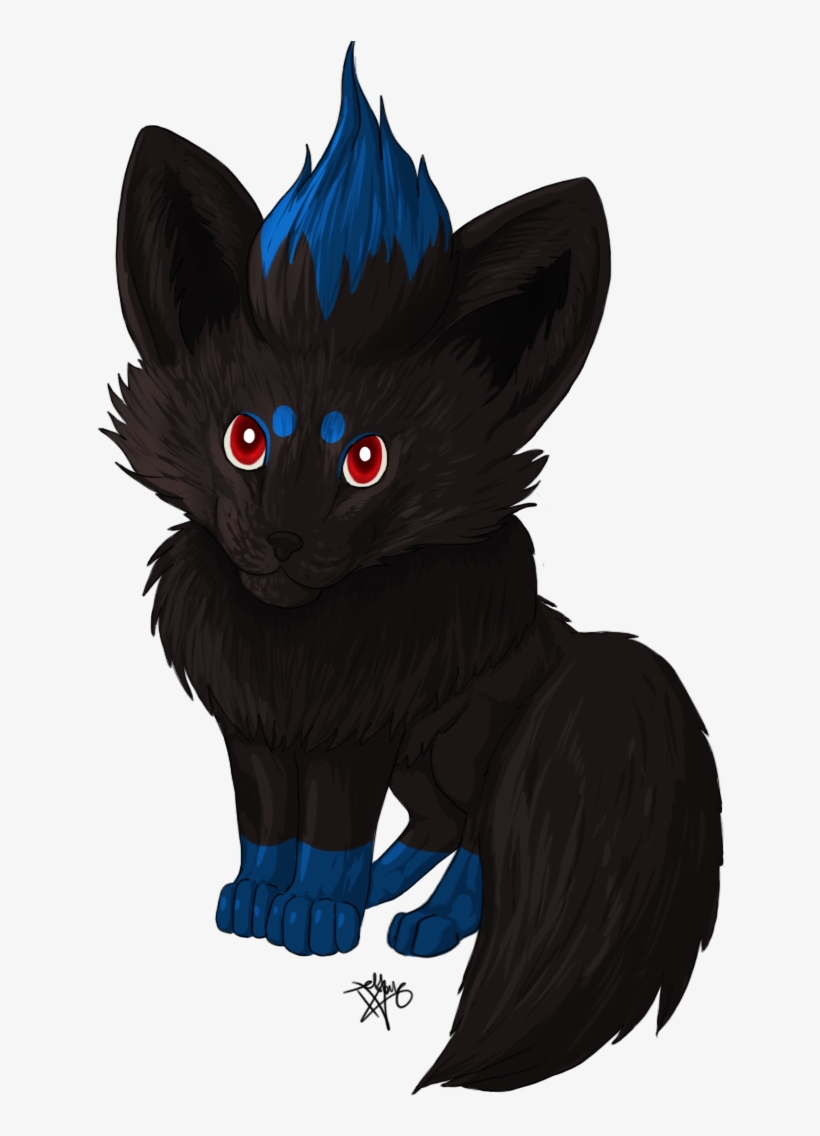 Drew A Quick Shiny Zorua As Part Of My Ongoing Project, transparent png #5936847