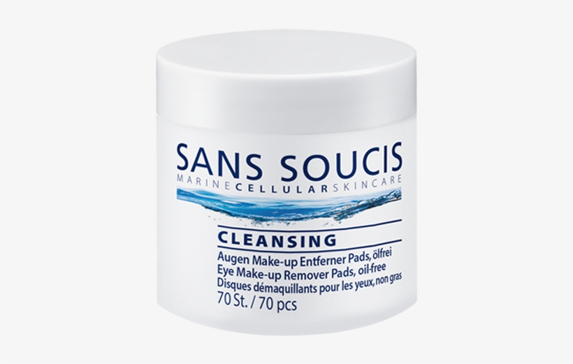 Cleansing Eye Makeup Remover Pads - Sans Soucis Moisture Anti-age 24h Pflege Trocken 50, transparent png #5937137