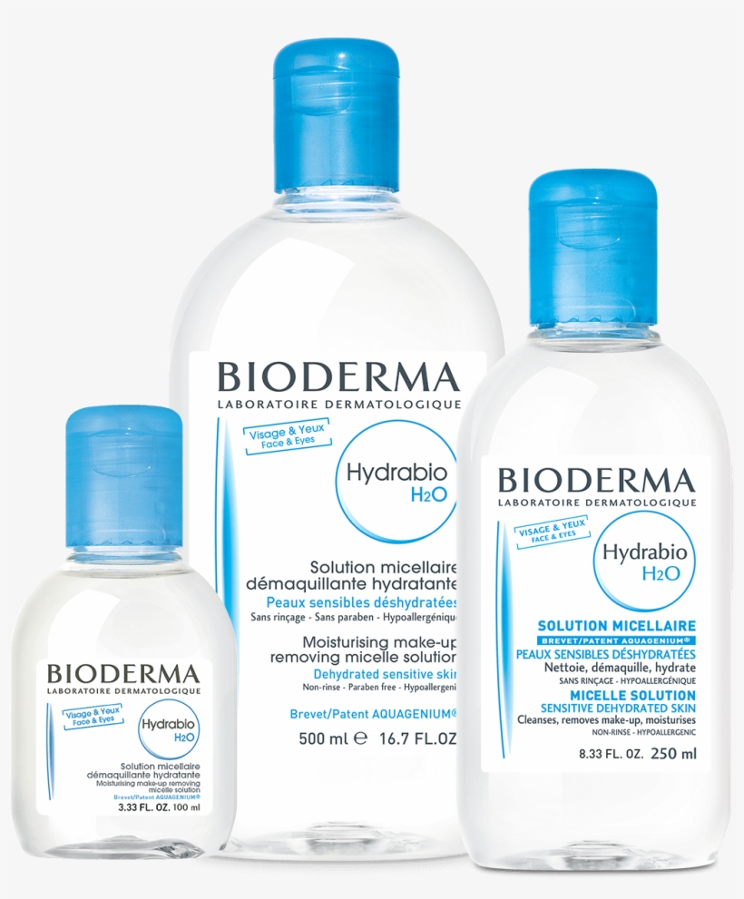 Bioderma Hydrabio H2o Micelle Solution Cleanser H1790183, transparent png #5937705