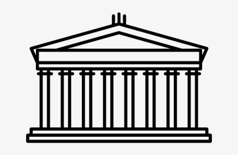 Parthenon Clipart Greek Pillar - Parthenon Icon Png, transparent png #5937924