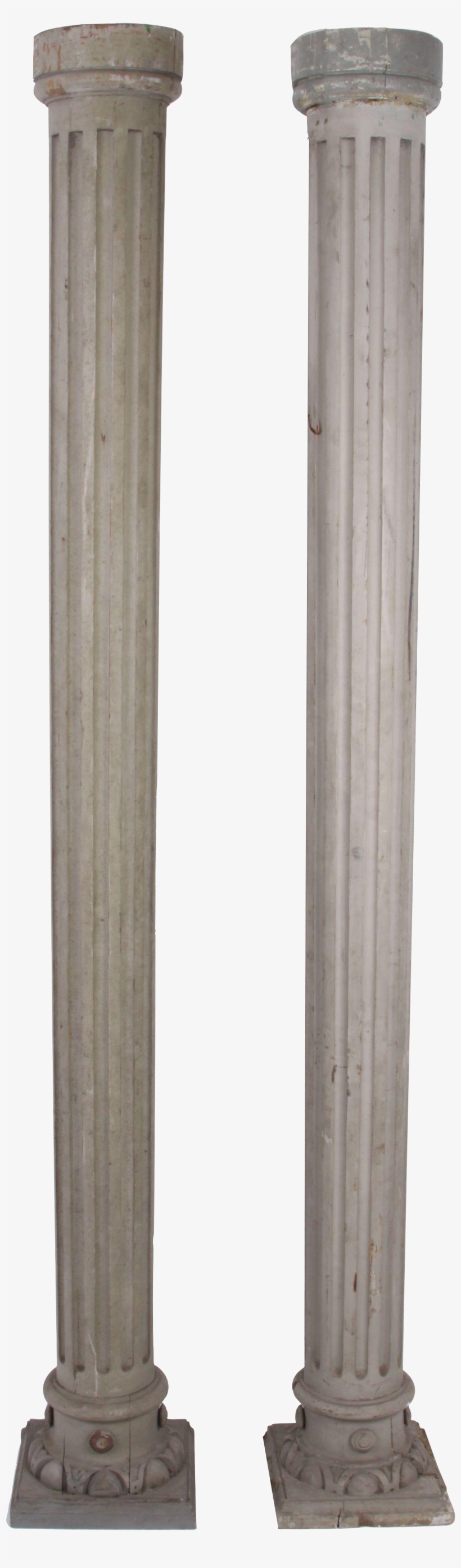 French Carved Wood Columns - Wood Columns Png, transparent png #5937990