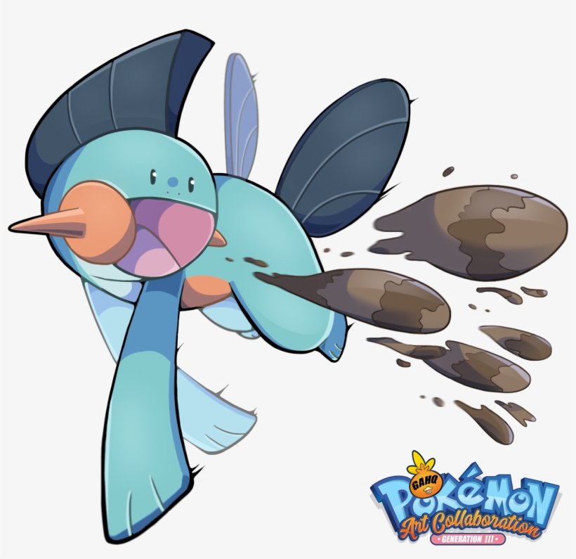 #259 Marshtomp In Our Pokemon Generation Iii Art Tribute - Pokemon Marshtomp, transparent png #5938314