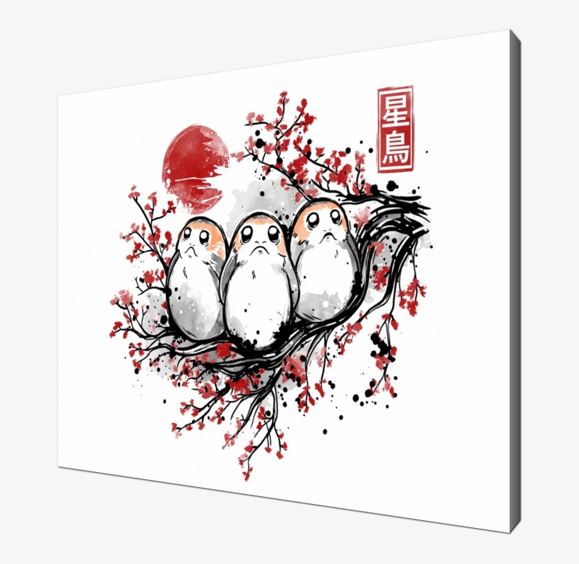 Starbird Porg, Star Wars, Kanji, Japan, Japanese, Red - Star Wars, transparent png #5938581