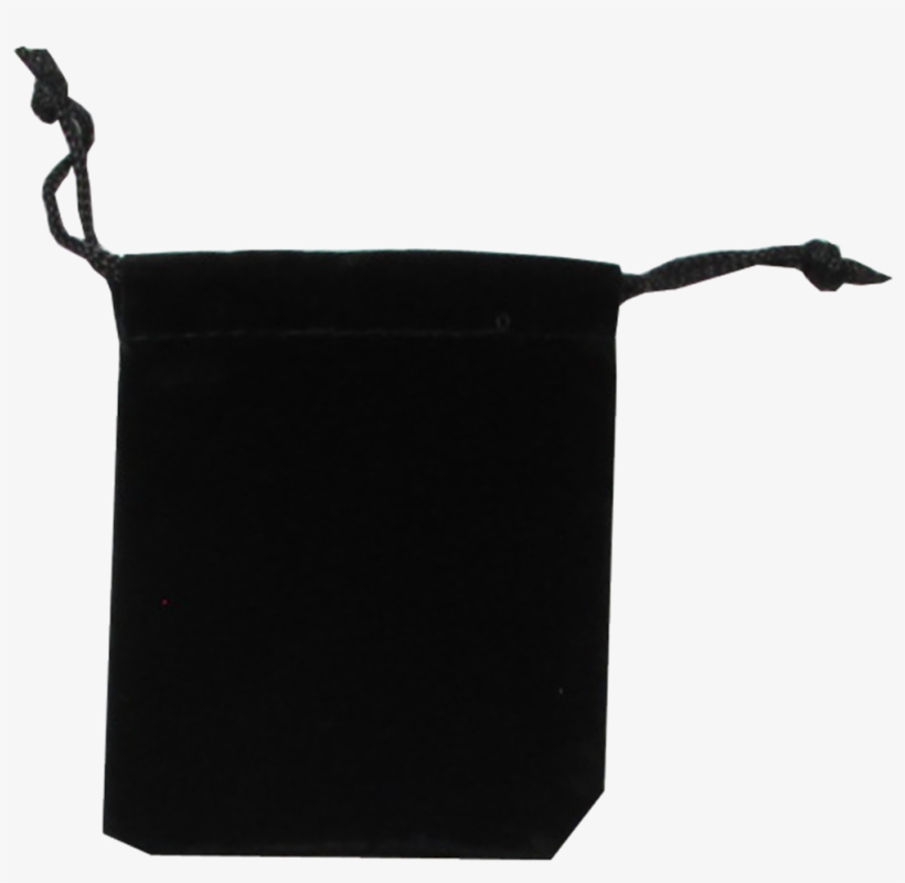 Velvet Drawstring Pouch - 2.75x3.25 Black, transparent png #5939231