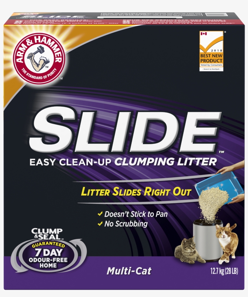Easy Clean-up Litter2 Products - Arm And Hammer Slide Cat Litter, transparent png #5939401