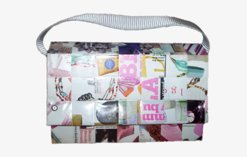 Pepachio Weaved Paper Handbag, transparent png #5939519