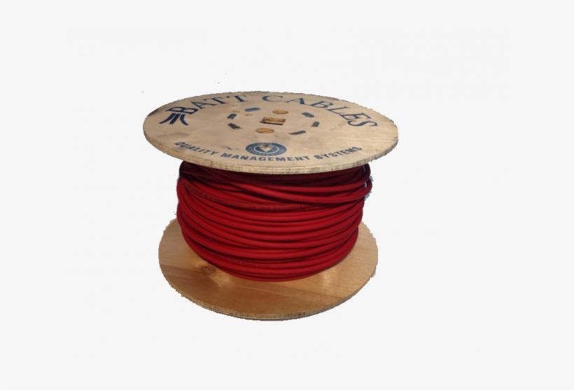 Solar 4mm2 Cable 1x Red On A Roll Of 500 Meters - Solarkabel 10 Mm2 Rood Rol 500 Meter [26021-500], transparent png #5939623