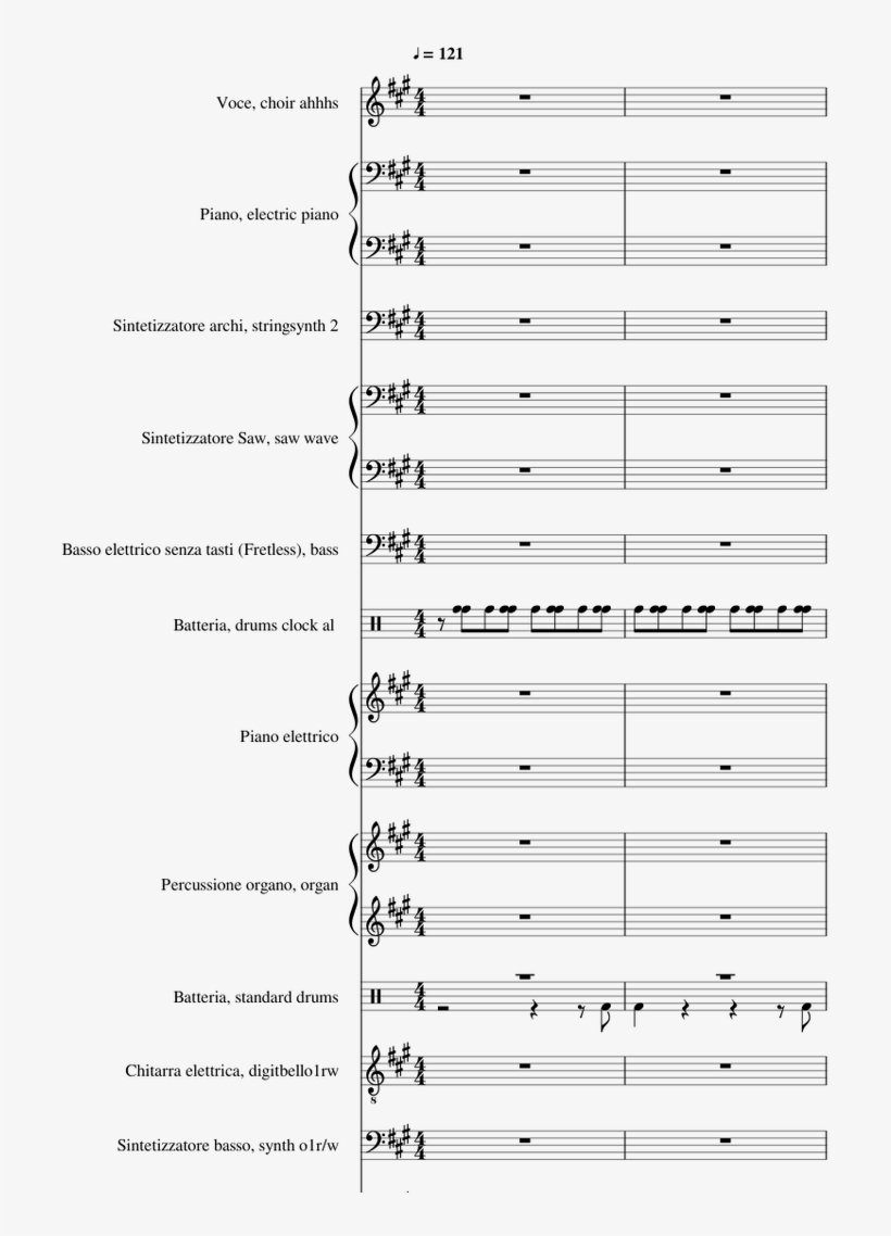 Pink Floyd Time Sheet Music For Piano, Voice, Strings, - Document, transparent png #5939777