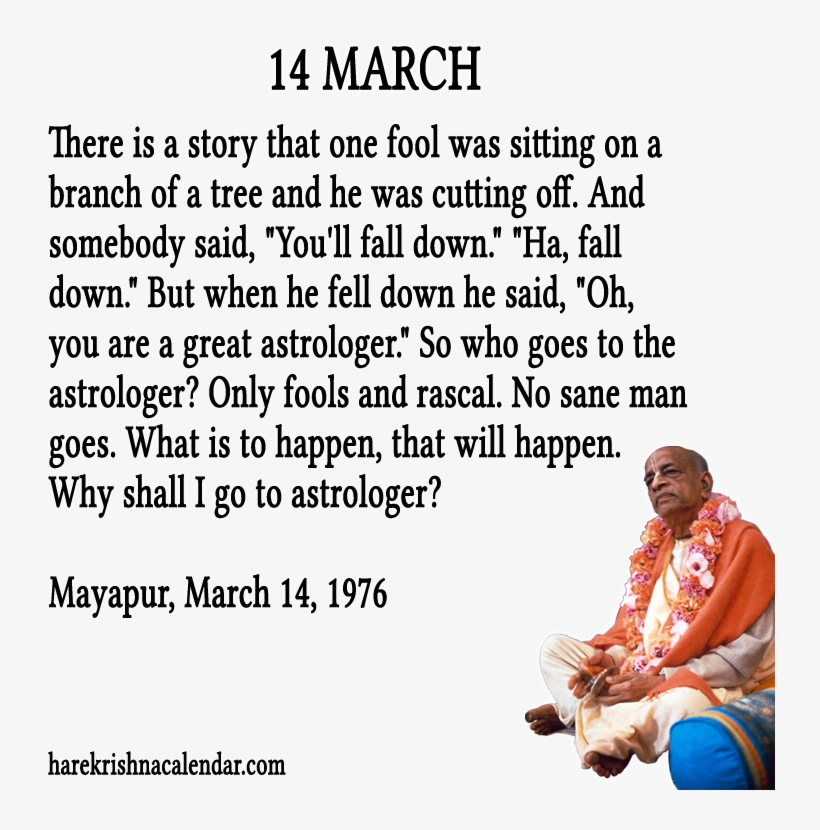 To Get Srila Prabhupada's Daily Quotes Subscribe And - August 10 Quotes, transparent png #5939873