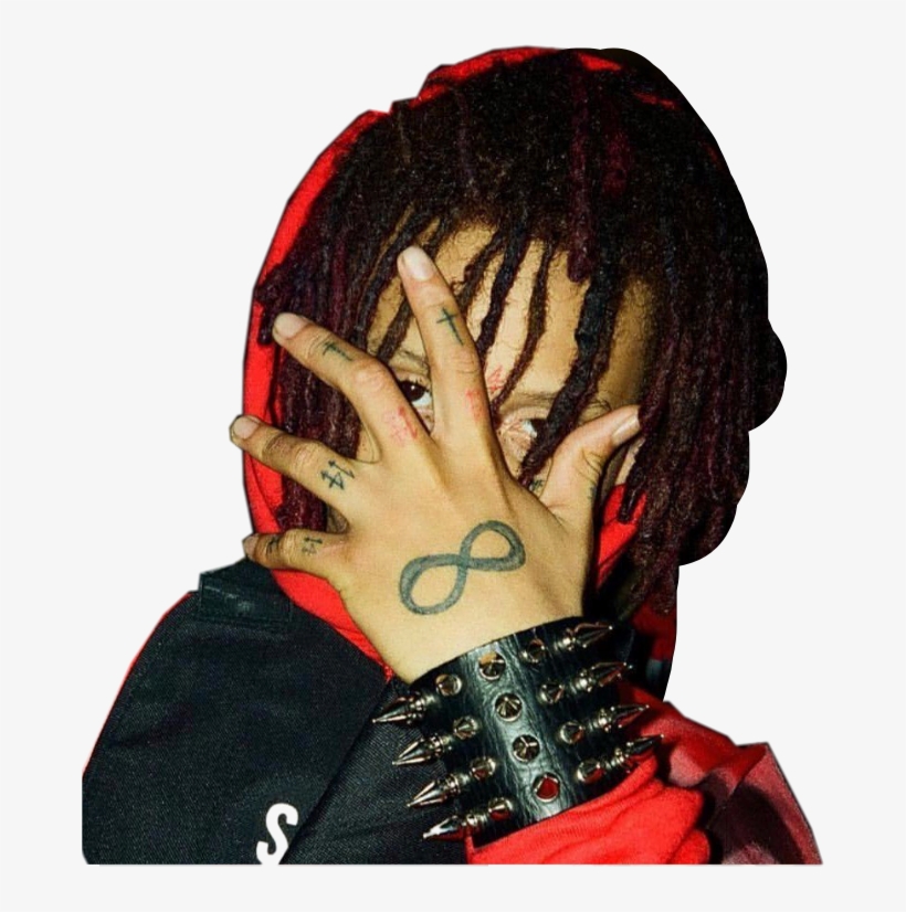 Trippieredd Sticker Rapper Rap Sad Depressing Freetoedi - Trippie Redd Wallpaper Iphone, transparent png #5940379