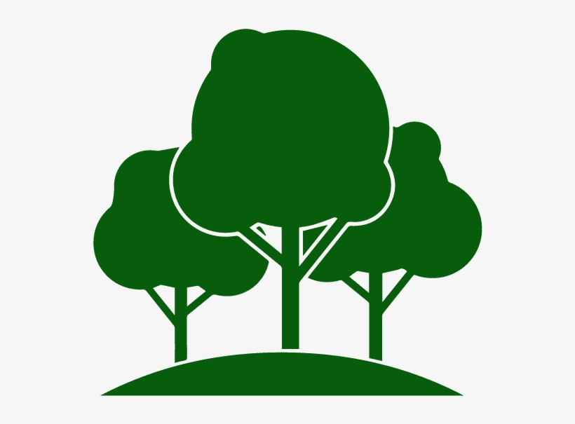 Landscape Icon - Tree Icon Black And White, transparent png #5940709