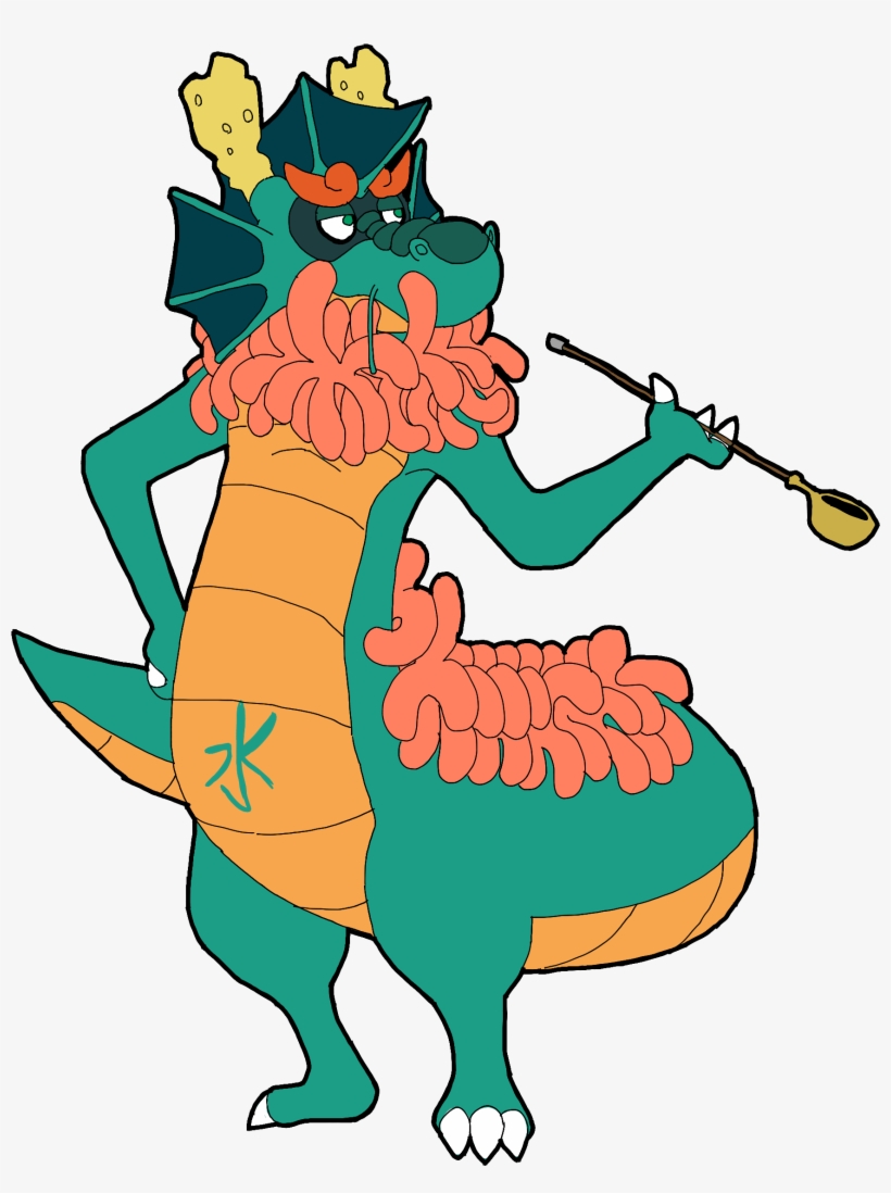 Water Dragon God V2 - Cartoon, transparent png #5940824