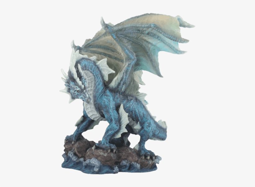 Water Dragon Statue - Dragons Statue, transparent png #5940872