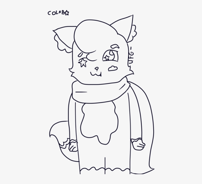 Art Collab With @timefire25 - Line Art, transparent png #5942166