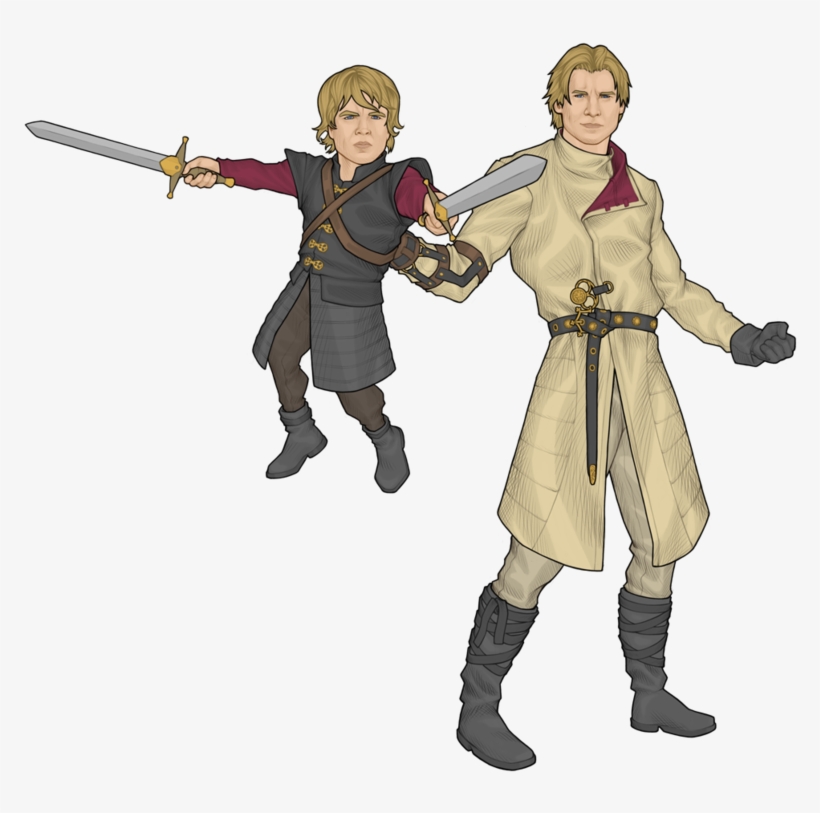 Jaime Lannister Grows A Hand - Jaime And Tyrion Art, transparent png #5943449