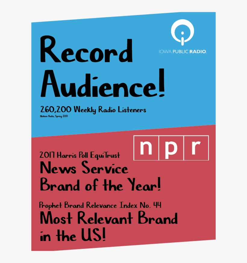 Hundreds Of Business And Organizations Of All Sizes - Iowa Public Radio, transparent png #5943581