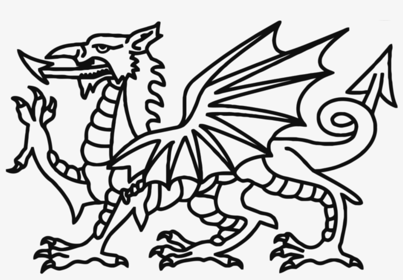Open - St Davids Day Colouring, transparent png #5944160