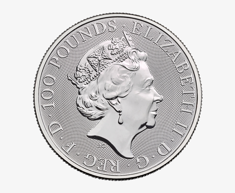 Red Dragon Of Wales Platinum Back - The Queen's Beasts, transparent png #5944315