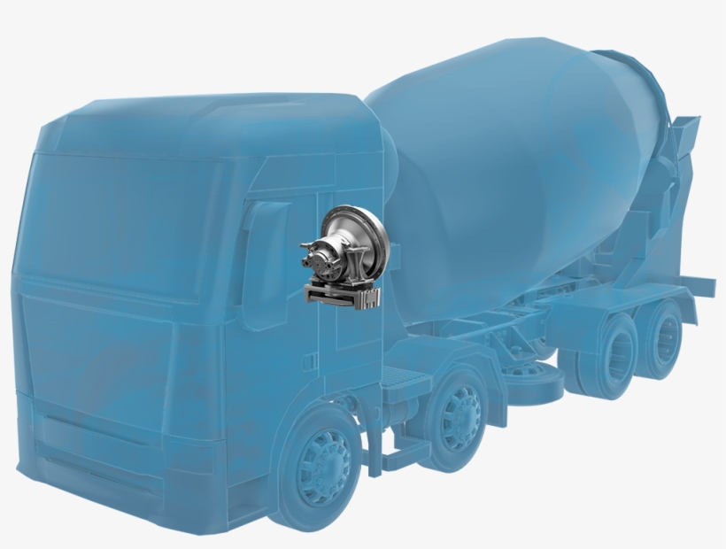 Zf Technology In Concrete Mixers - Concrete Mixer, transparent png #5944684