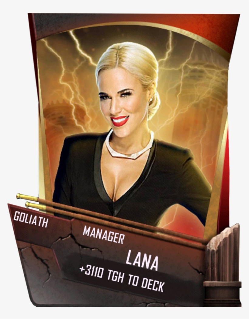 Support Lana S4 20 Goliath - Lana Wwe Diva Valet Ravishing Russian Signed Autograph, transparent png #5945141