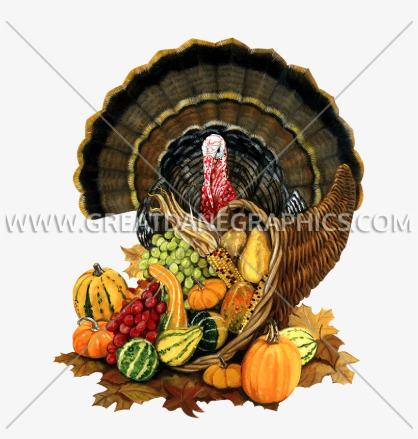 Cornucopia Png - Cornucopia And Turkey, transparent png #5945693