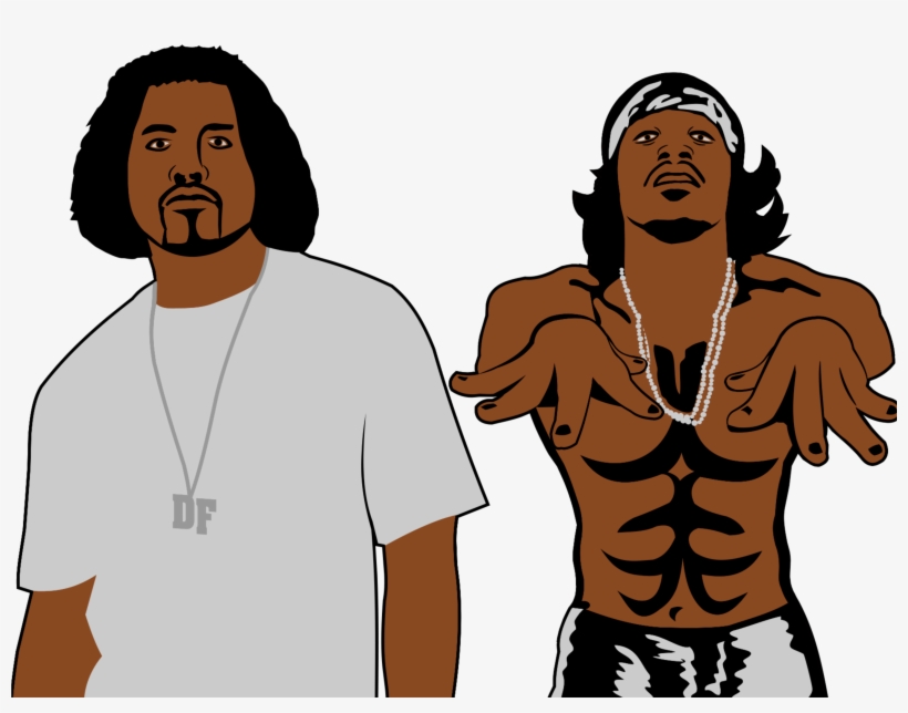 Outkast - Outkast Cartoon Png, transparent png #5945695