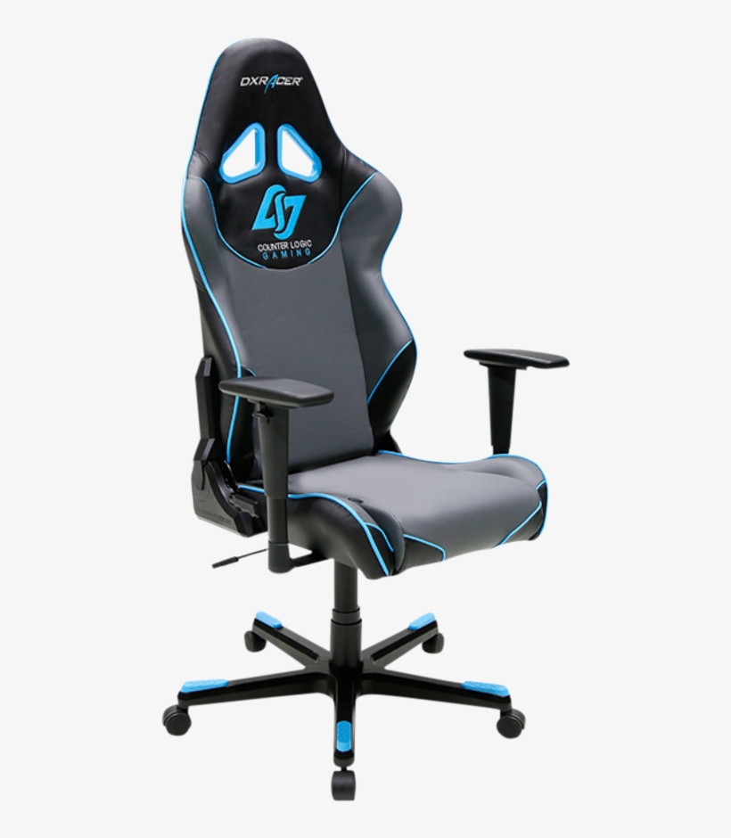 Dxracer Racing Re129/ngb/clg Gaming Chair - Dxracer Game Seats Racing Gaming Chair, Black, transparent png #5946769