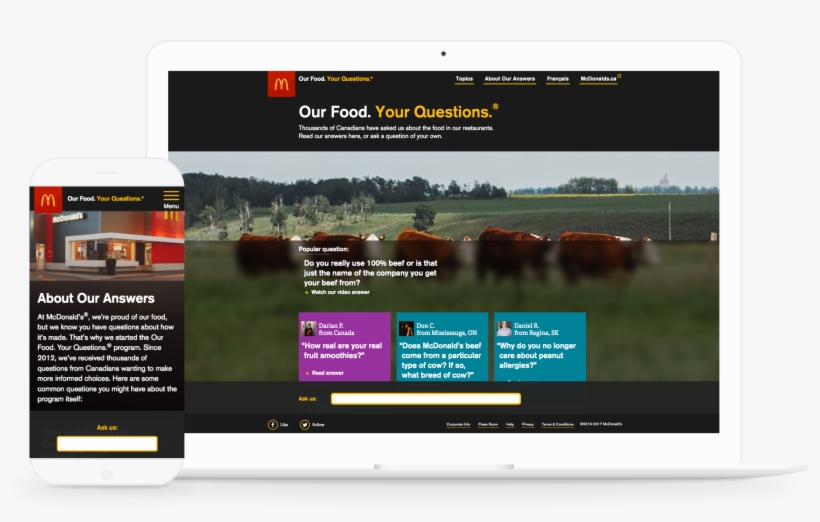 We Shared Video Responses That Gave Canadians An Unprecedented, - Food, transparent png #5947044