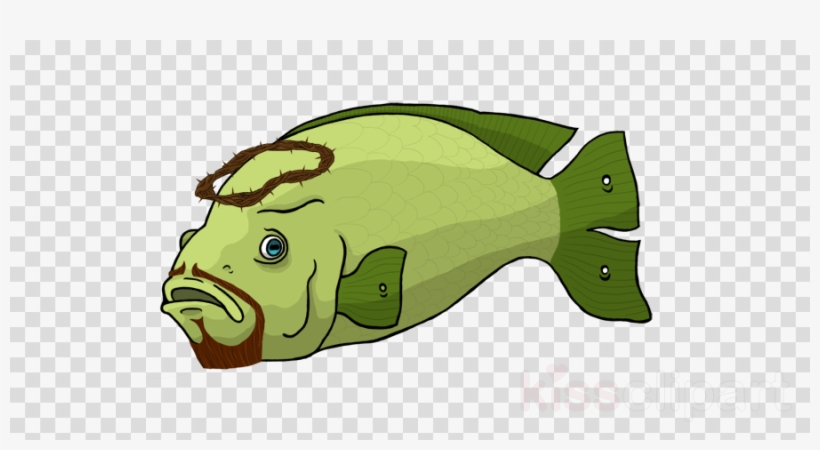 Jesus With Fish Clipart Ichthys Fish Clip Art - Green Bay Packers Clipart Logo, transparent png #5947326