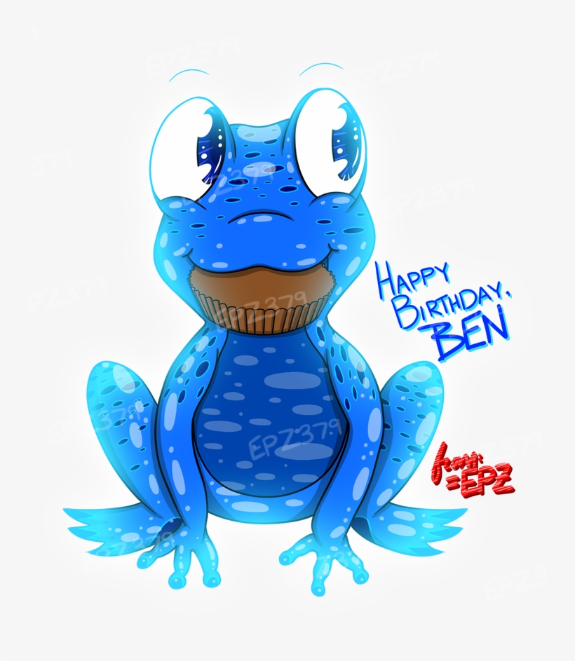 Ben's Blue Frog, transparent png #5947466