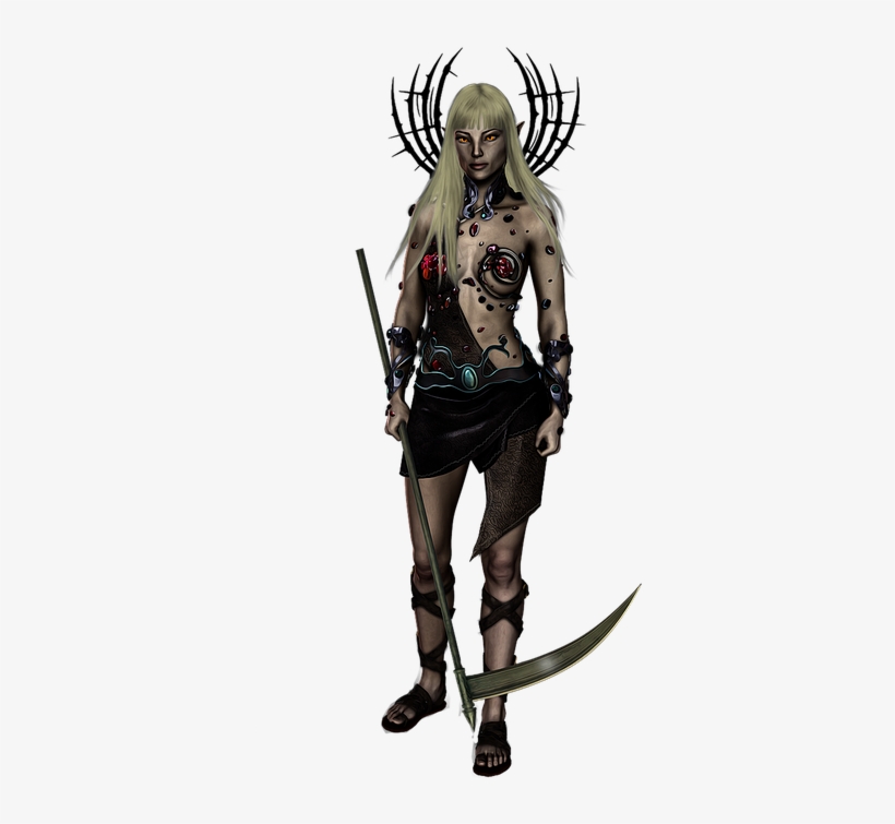 Fantasy, Female, Fantasy Character, Dark Elf - Woman Elf Fantasy Png, transparent png #5948068