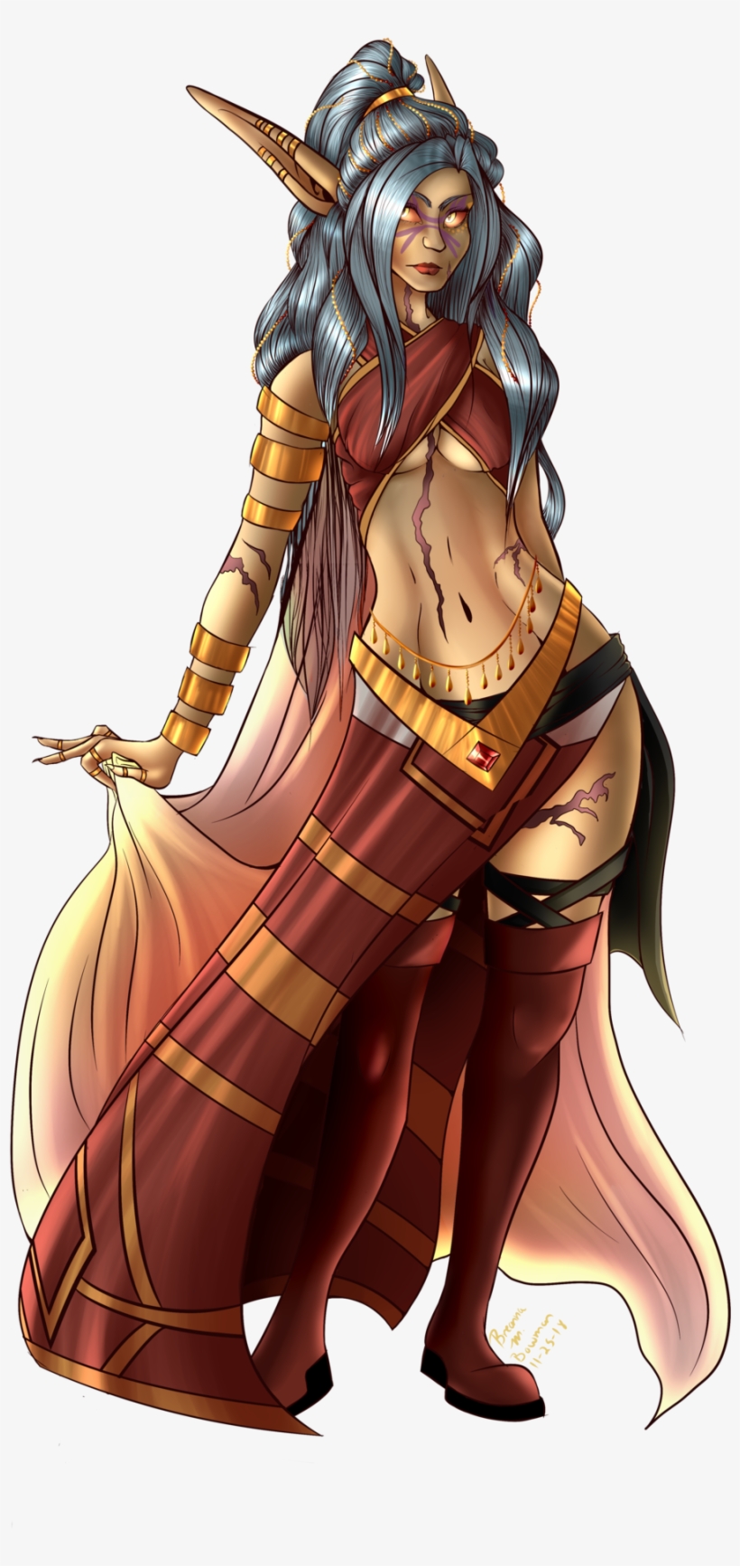 Night Elf - Elf, transparent png #5948116