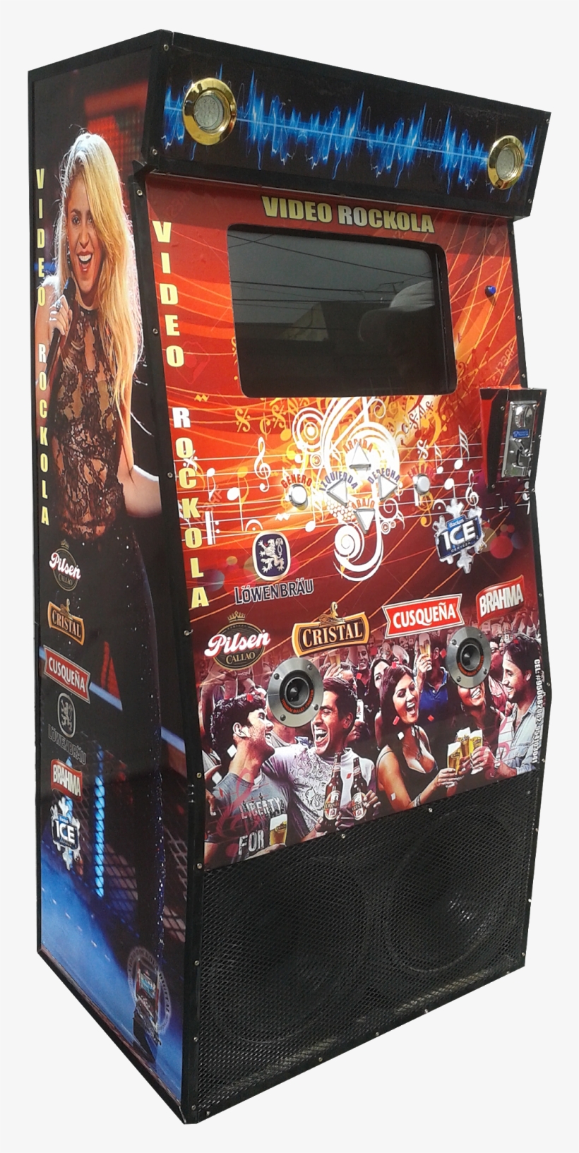 Video Rockola Digital - Video Game Arcade Cabinet, transparent png #5948394