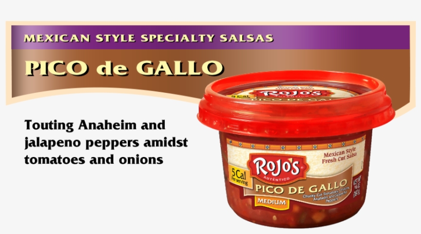Rojo's Homestyle Fresh Cut Salsa, Mild - 15 Oz Tub, transparent png #5948771
