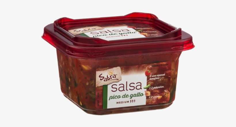 Sabra Salsa Chunky Pico De Gallo, Medium - 16 Oz Tub, transparent png #5949177