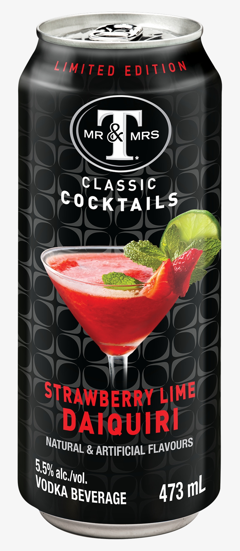 Mott's Mr & Mrs T Classic Cocktails Strawberry Lime - Mr & Mrs T Fiery Pepper Bloody Mary Mix, 5.5 Fl, transparent png #5949227