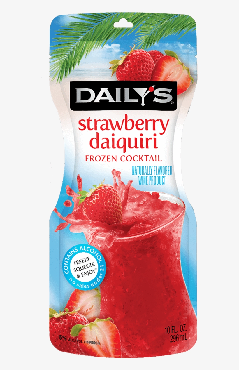 Dailey's Cocktails Strawberry Daiquiri - Daily's Daiquiri, transparent png #5949661