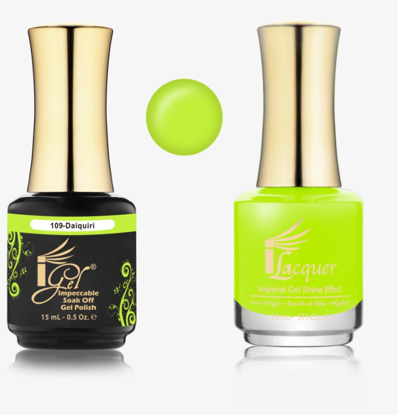 Igel Match - 109 Daiquiri - Igel Beauty Impeccable Soak Off Gel Polish+ Lacquer, transparent png #5950185