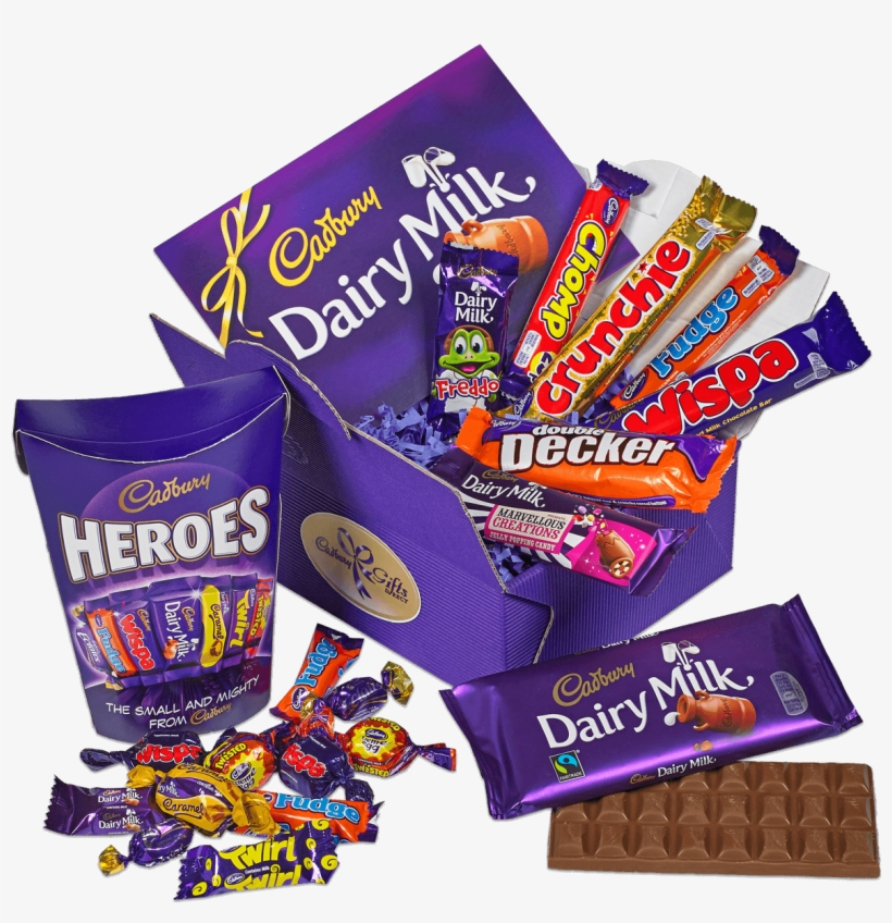 Heroes Treasure Box - Cadbury Dairy Milk Chocolate Bar 360g, transparent png #5950395