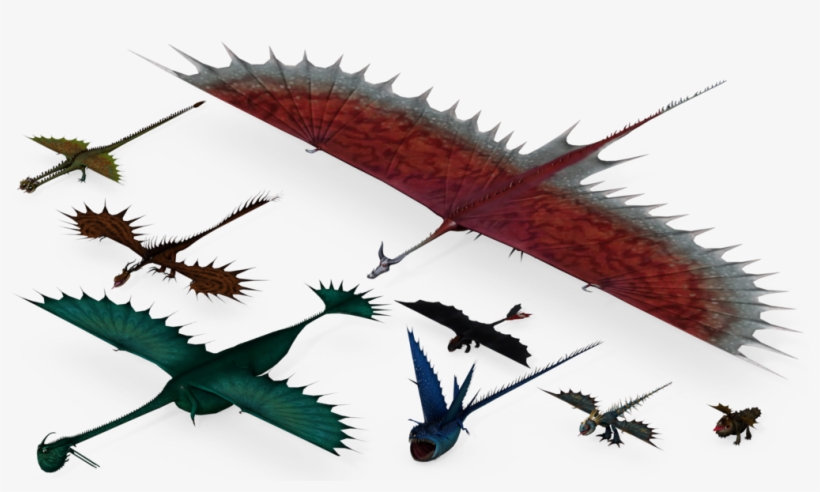 Wild Skies Dragon Models - Все Драконы Из Как Приручить Дракона, transparent png #5950725