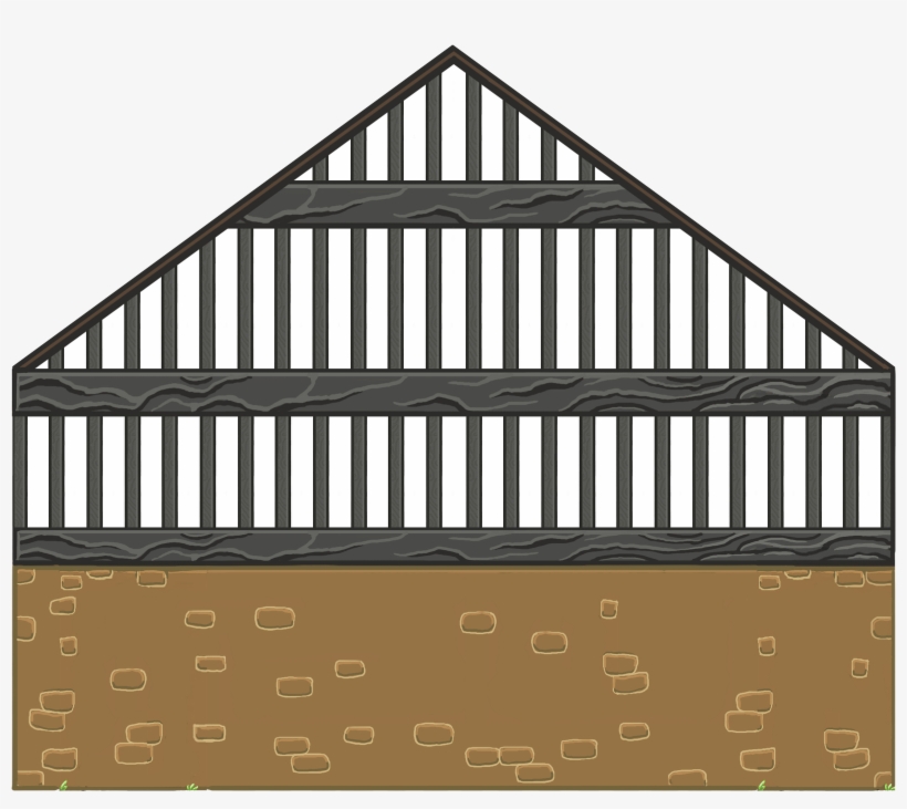 Here Are The Pngs To Make The Building - Stair Railing Runs Into Ceiling, transparent png #5950881